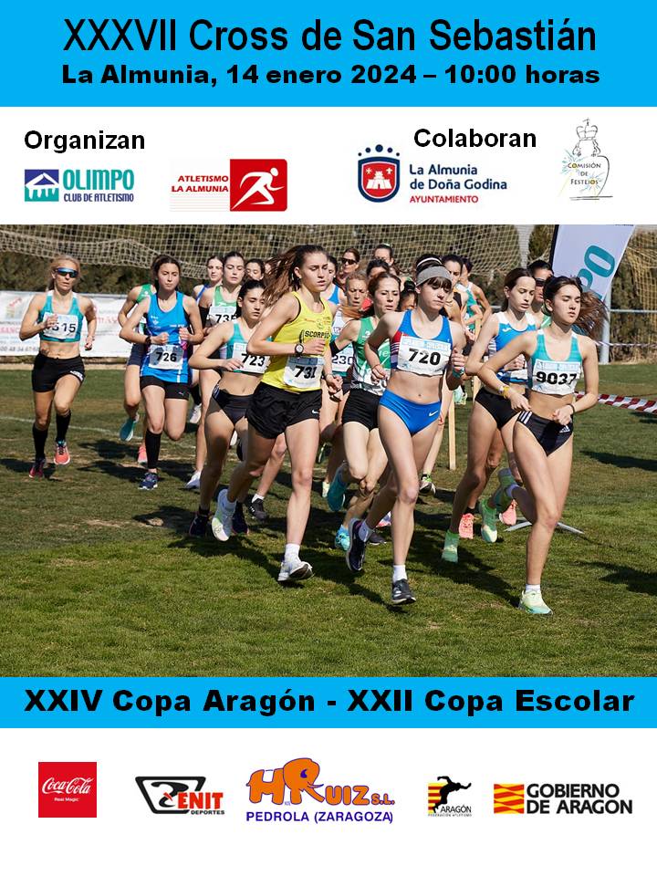 Copa de Aragón / Copa Escolar de cross 2023-24
